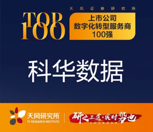 科華數據入選“世界互聯網大會·上市公司數字化轉型服務商100強”，領跑工業互聯網數據服務賽道